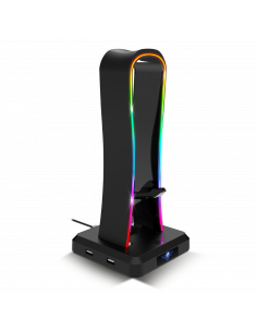Casque filaire Gaming 2.0 Pro-H8 RGB Noir - SPIRIT OF GAMER - CASQMICPH8SOG  