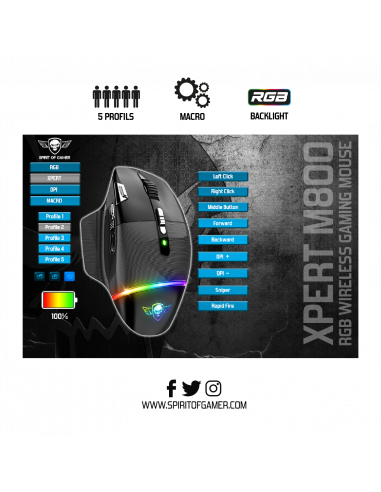 XPERT-M800 INALÁMBRICO XPERT-M800 INALÁMBRICO