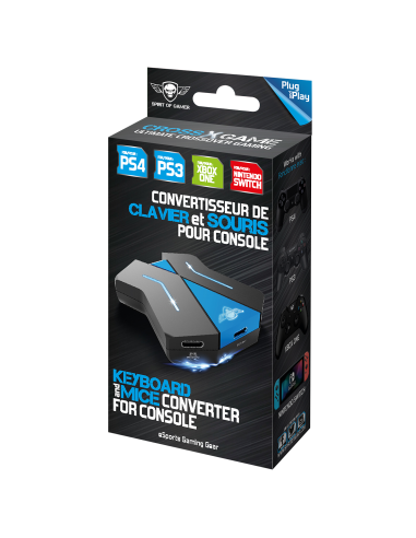 Adaptateur convertisseur clavier / souris pour PS4, Xbox one et serie S X,  switch - Avec entrée casque