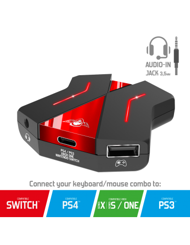 Clavier et souris de jeu pour PS4/Xbox One/Xbox Series X/S