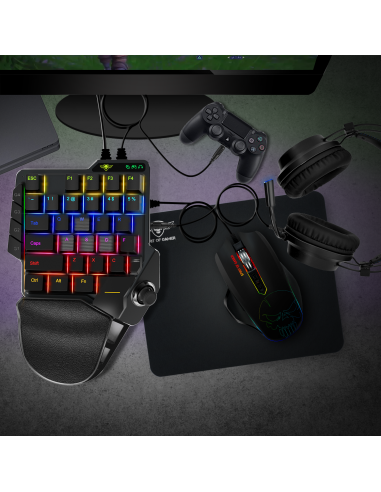 Pack gaming complet XPERT-G900 - Clavier, souris, tapis