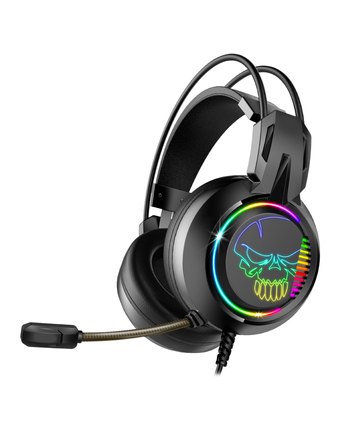 Casque audio gamer rgb xpert h600 7.1 virtuel compatible pc, switch, ps5  ps4, xbox series x